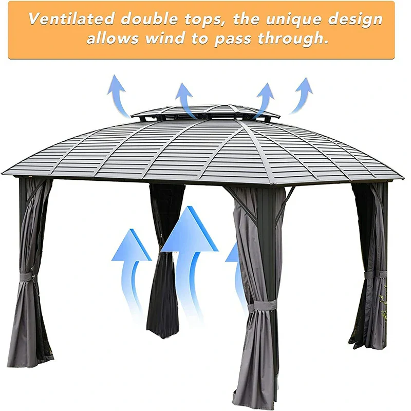 10'x12' Arc Hardtop Gazebo - Image 5
