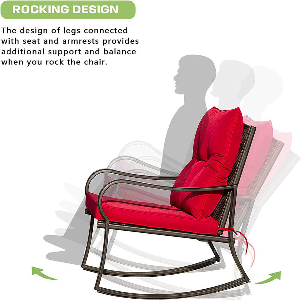 3 Pieces Rocking Chair Set - Image 7