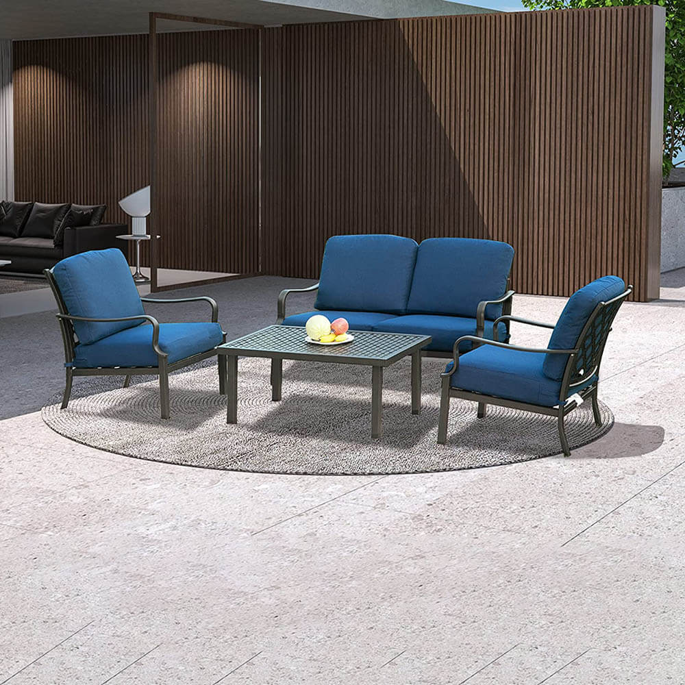 4 Pcs Outdoor Sofa Set - Image 11