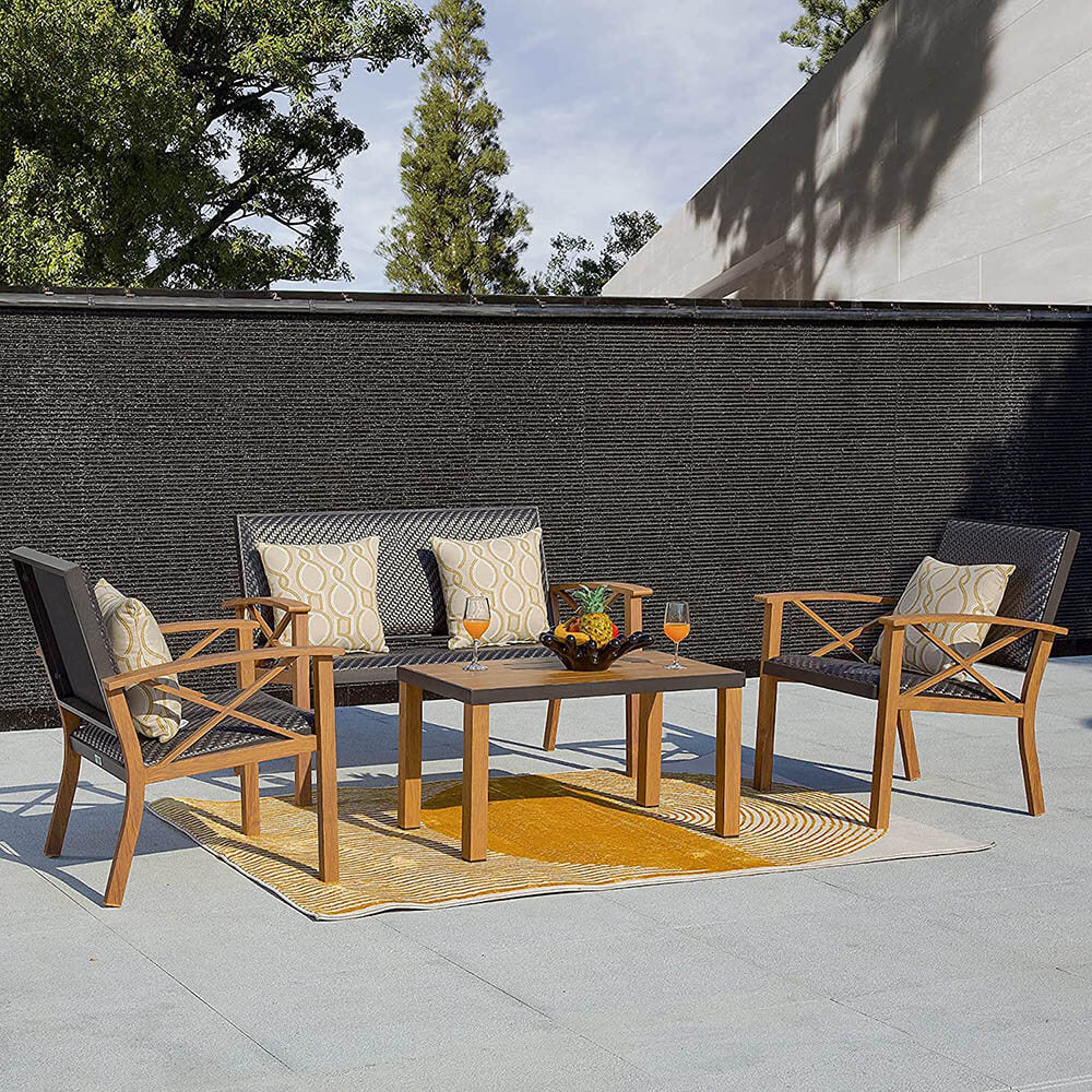 4 Pieces Outdoor Bistro Set - Image 6
