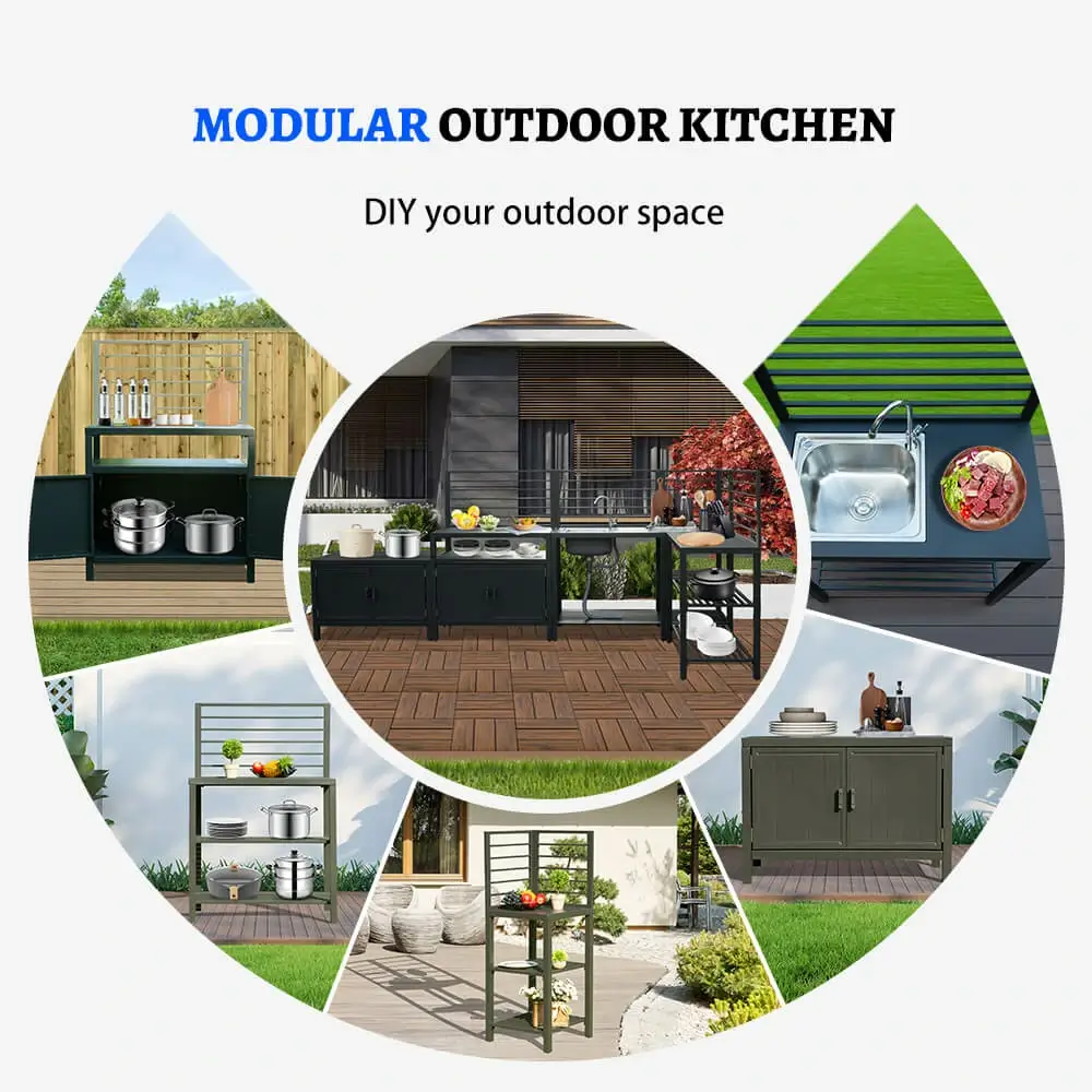 5-Piece Modular Kitchen Set - Image 4