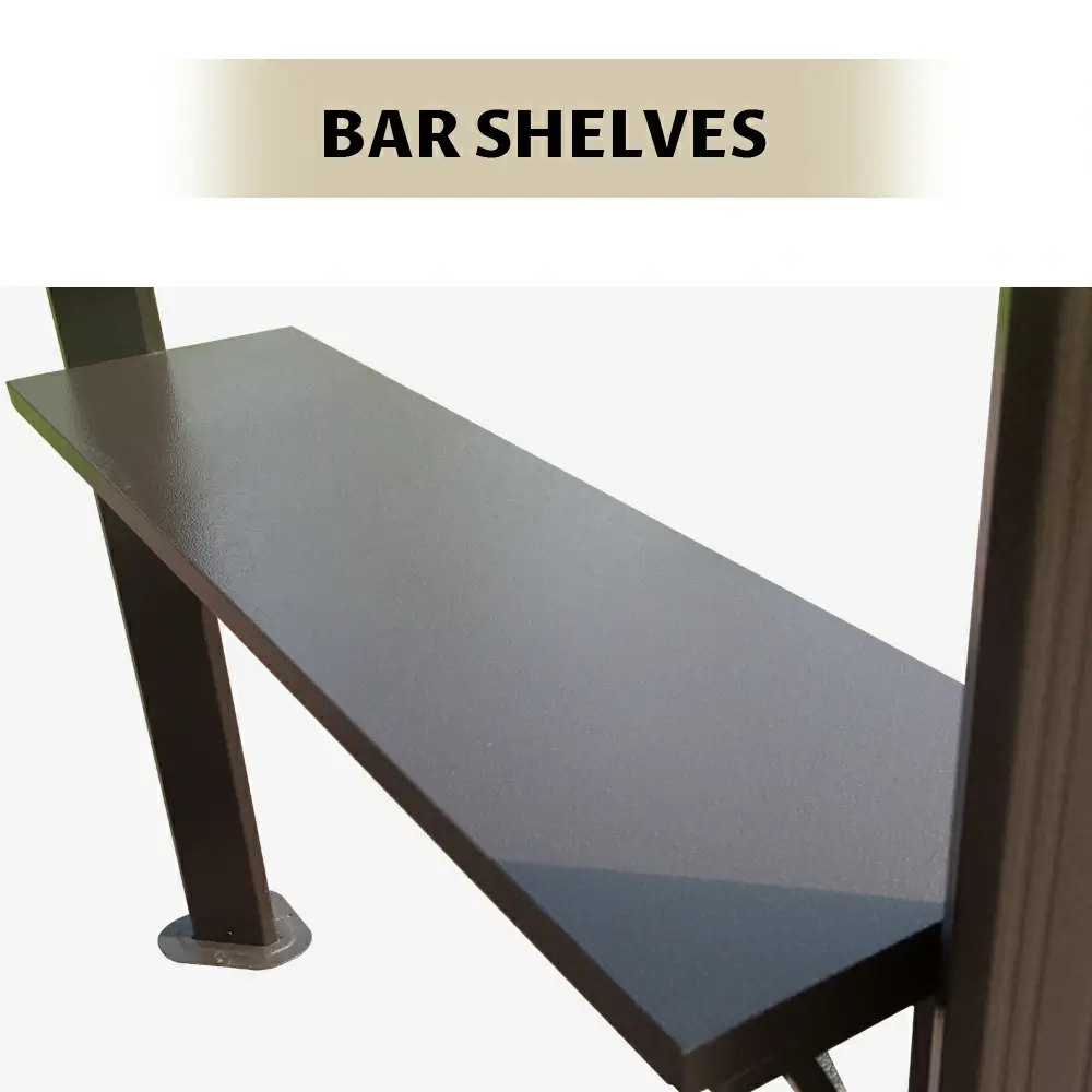 8' x 5' Outdoor Grill Gazebo Arc Roof - Image 13