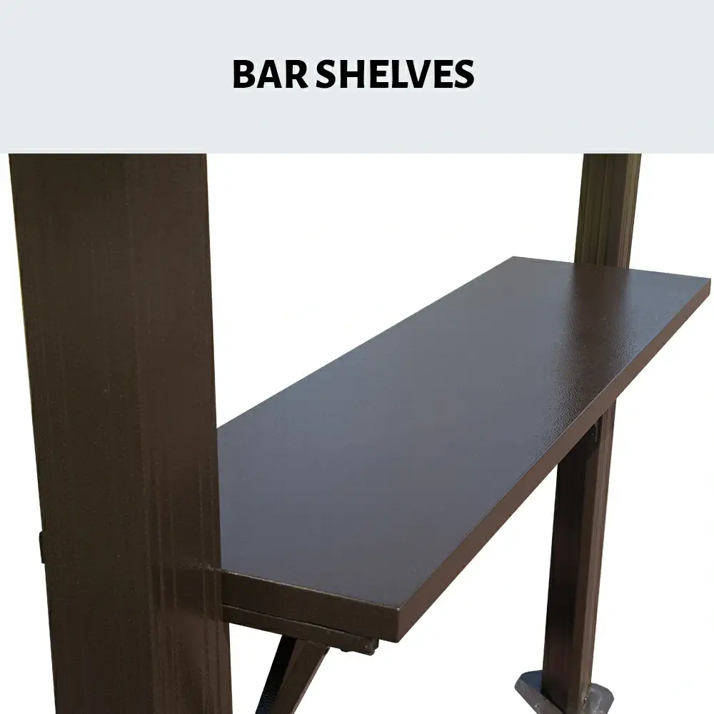 8' × 5' Outdoor Grill Gazebo Gable Roof - Image 13