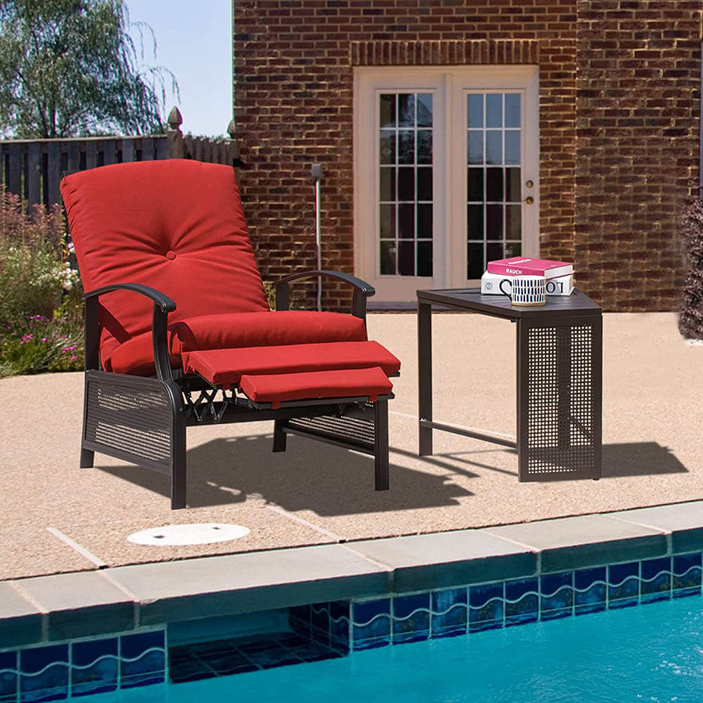 Adjustable Patio Recliner Chair - Image 15