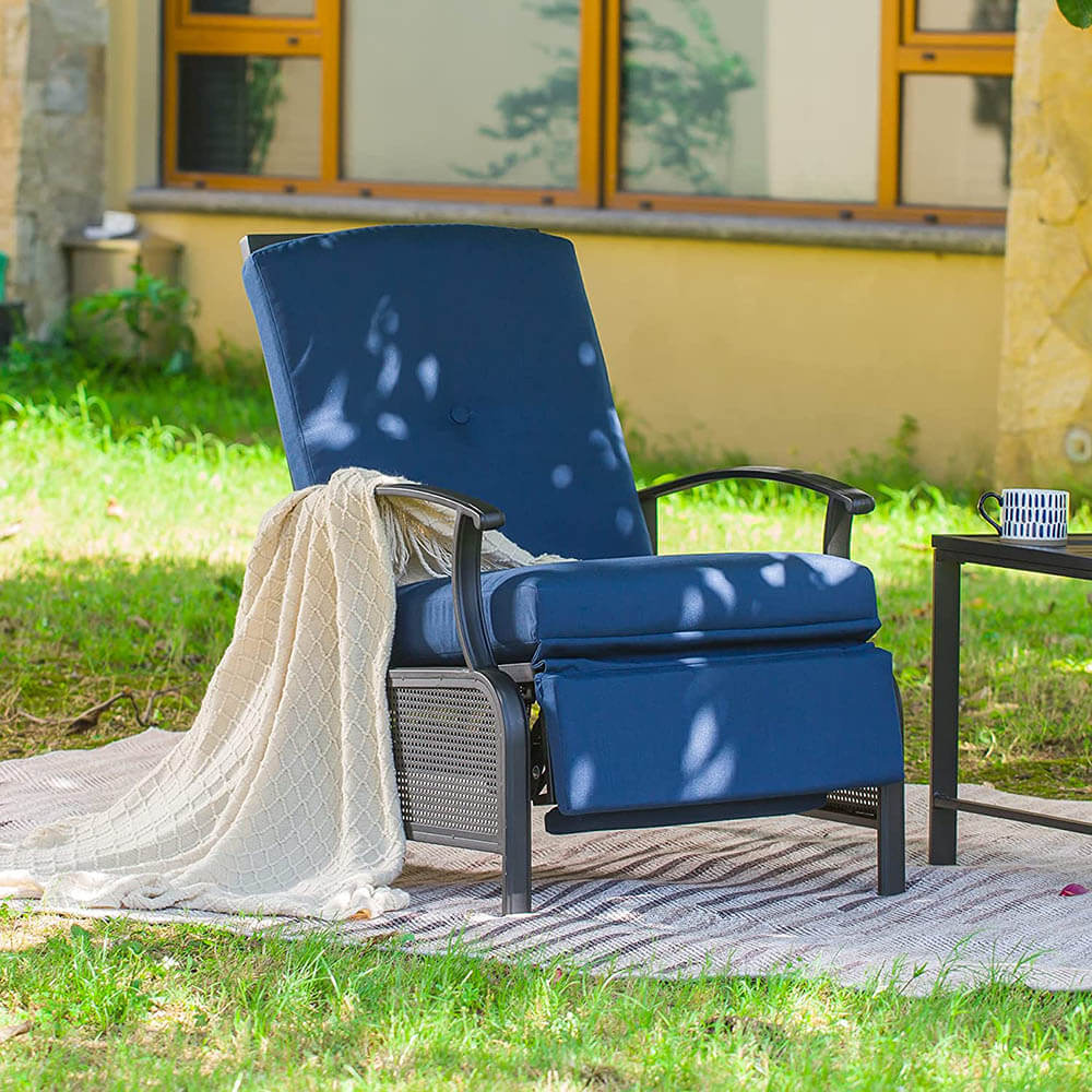 Adjustable Patio Recliner Chair - Image 16