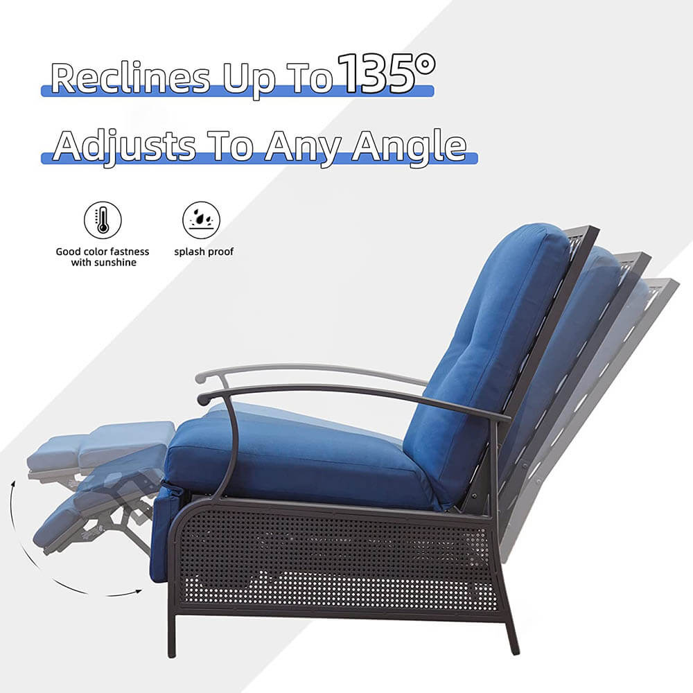 Adjustable Patio Recliner Chair - Image 20