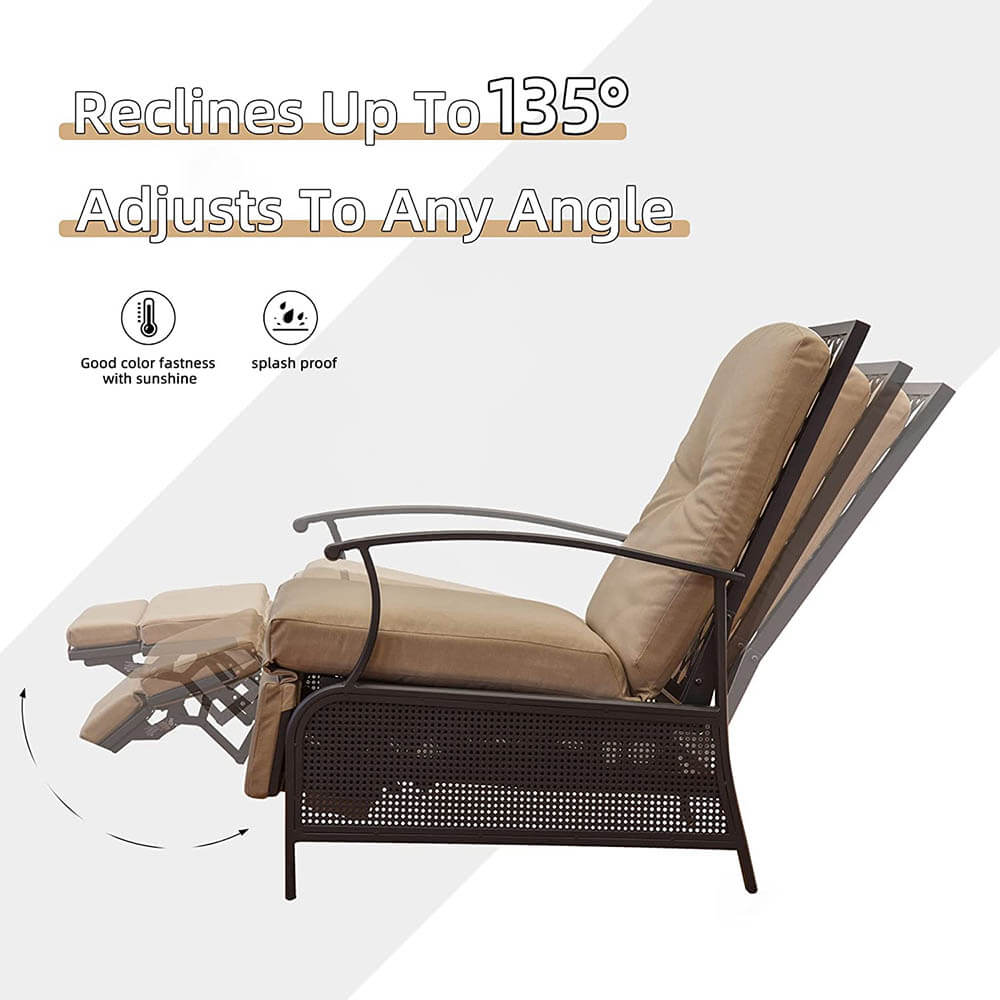Adjustable Patio Recliner Chair - Image 4