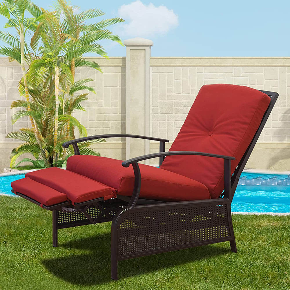 Adjustable Patio Recliner Chair - Image 9