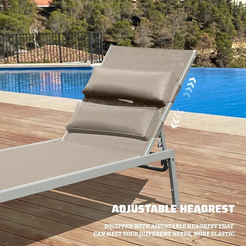 All-Aluminum Chaise Lounge Set of 3 - Image 24