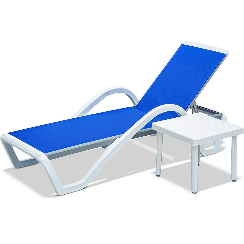 Aluminum Chaise Lounge with Arm - Image 14