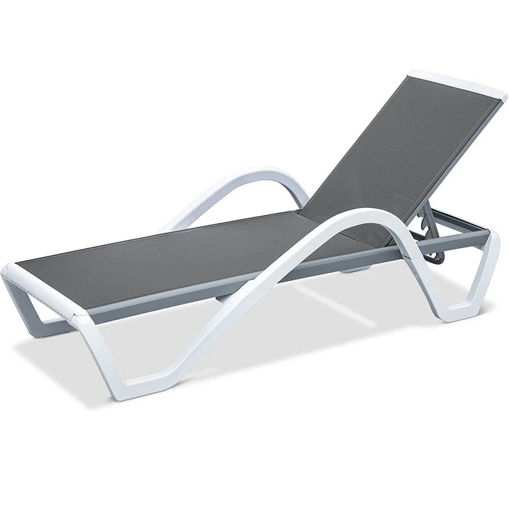 Aluminum Chaise Lounge with Arm - Image 15