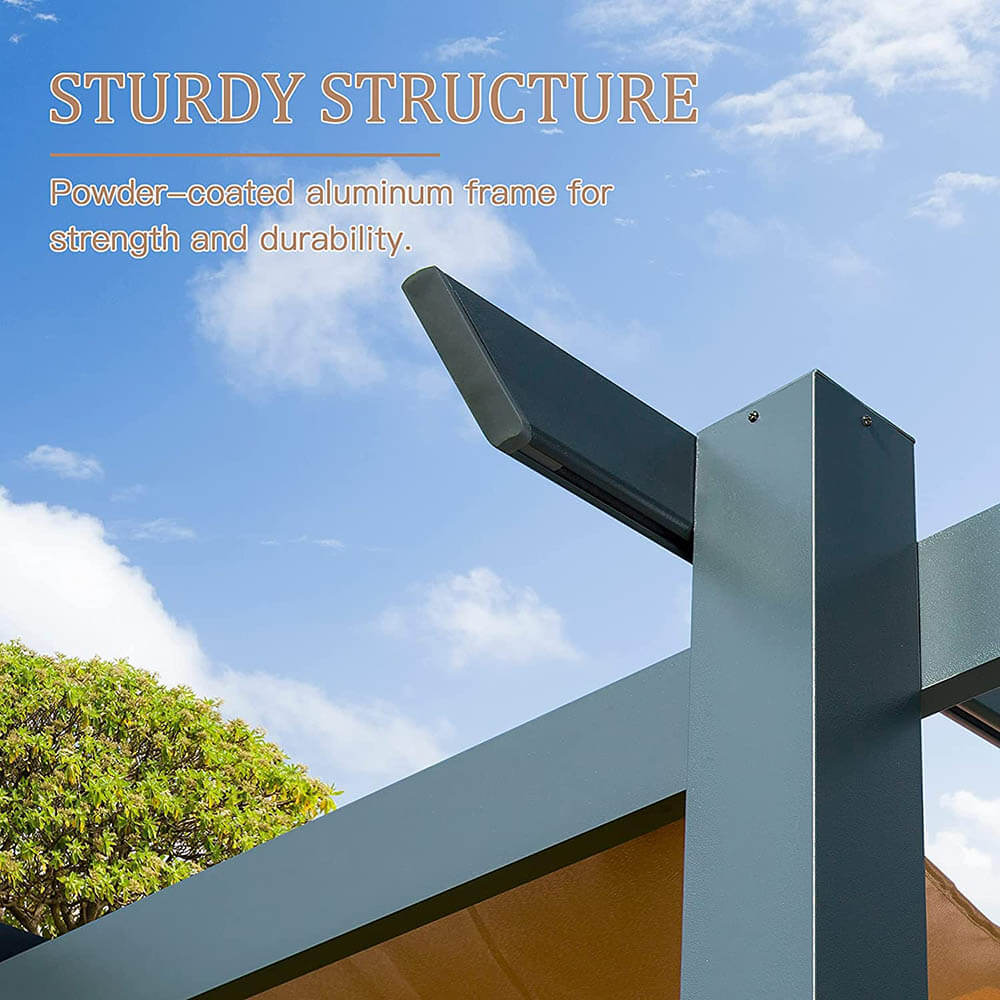 Aluminum Outdoor Retractable Pergola - Image 10