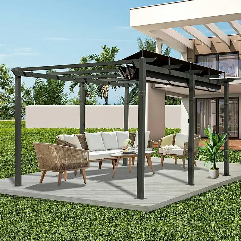 Aluminum Outdoor Retractable Pergola - Image 22