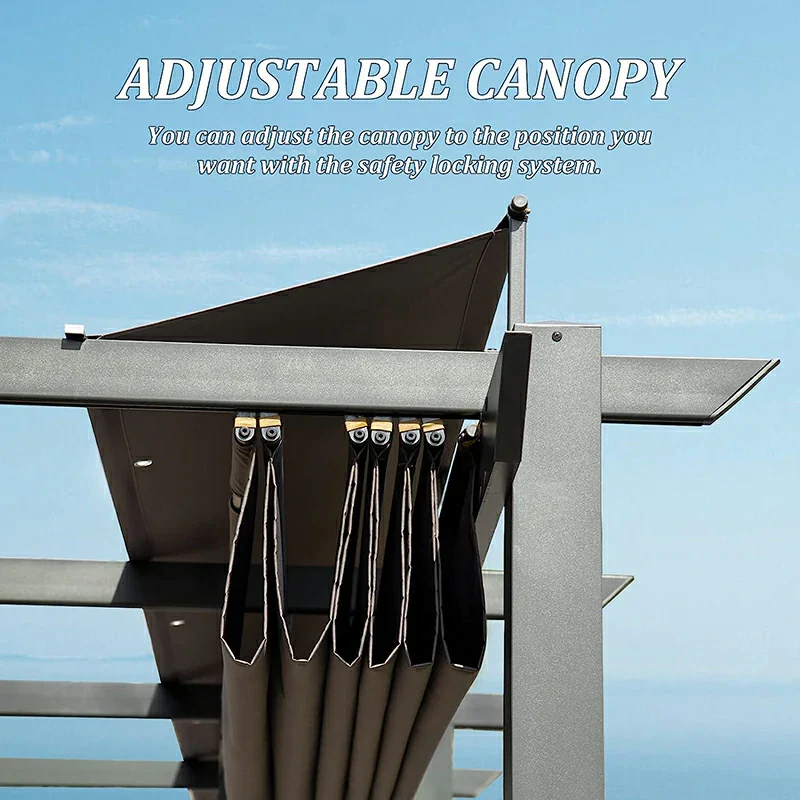 Aluminum Outdoor Retractable Pergola - Image 23