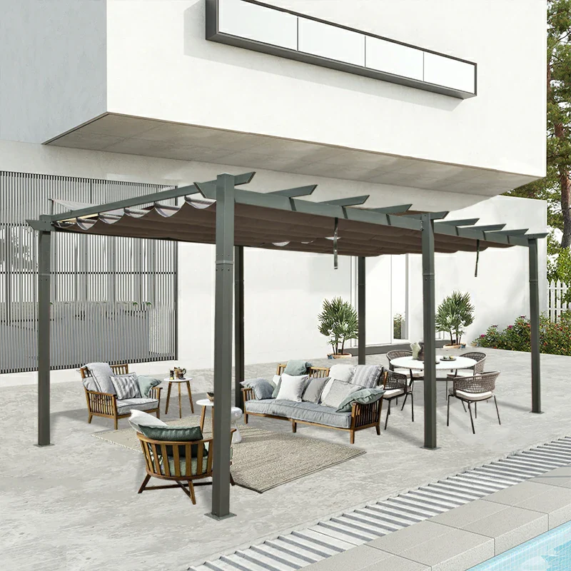Aluminum Outdoor Retractable Pergola - Image 28