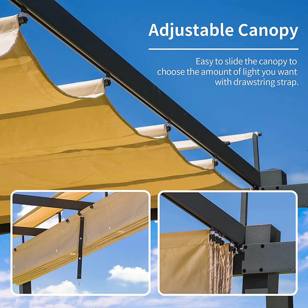 Aluminum Outdoor Retractable Pergola - Image 5