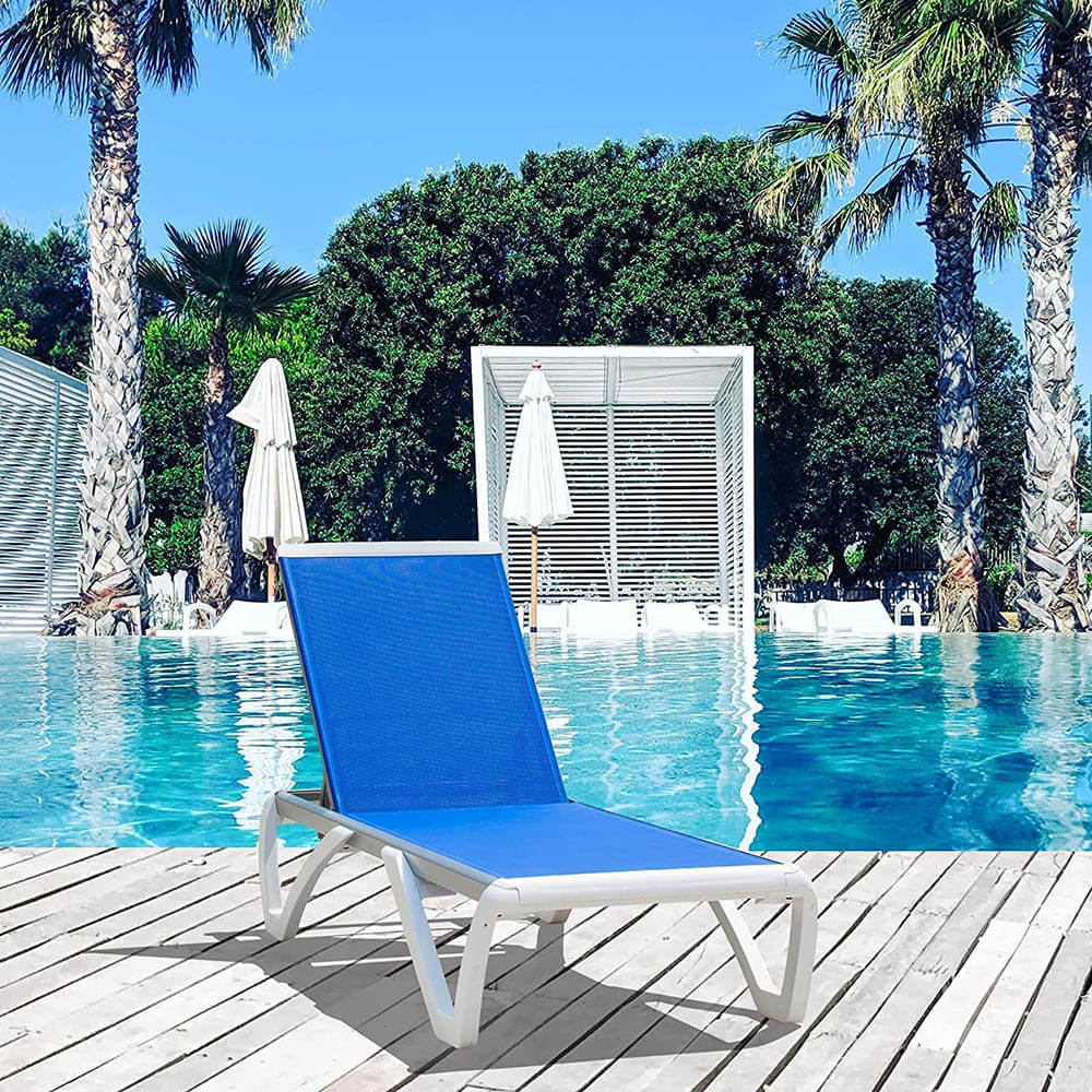 Armless Outdoor Chaise Lounge - Image 10