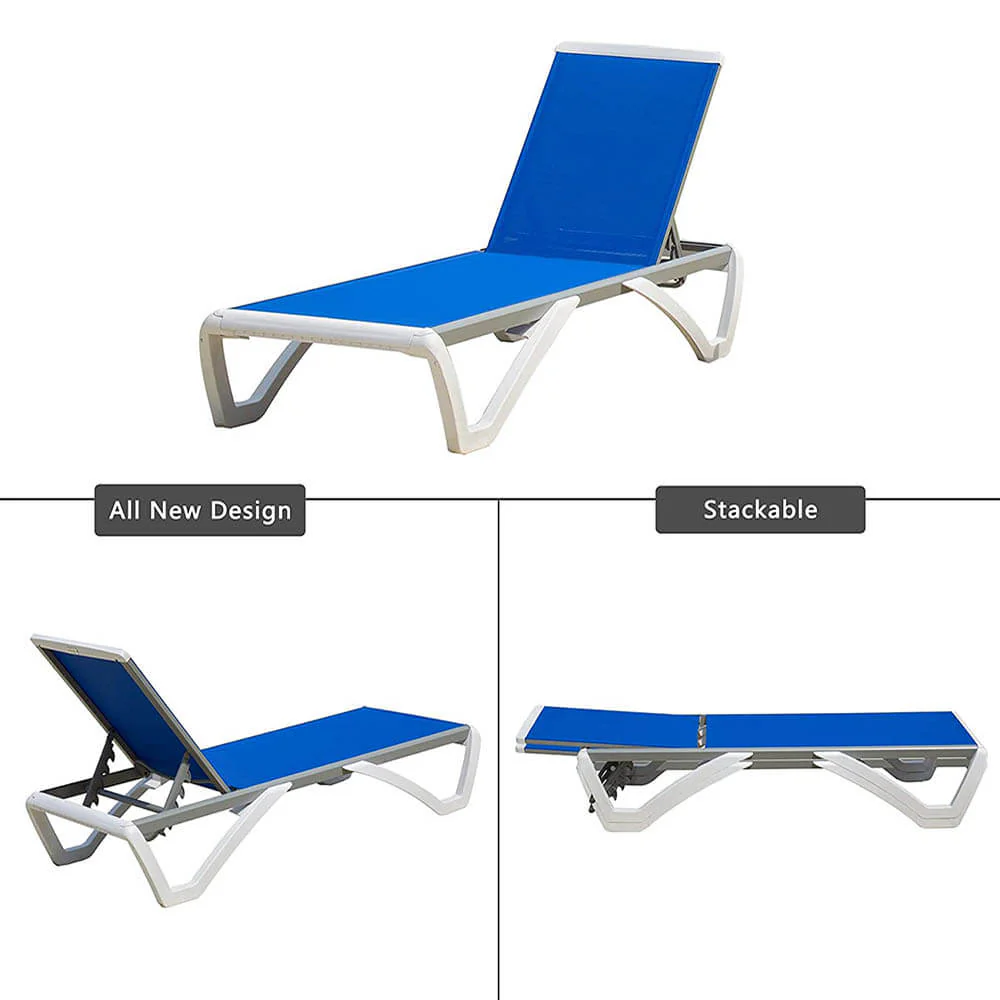Armless Outdoor Chaise Lounge - Image 14