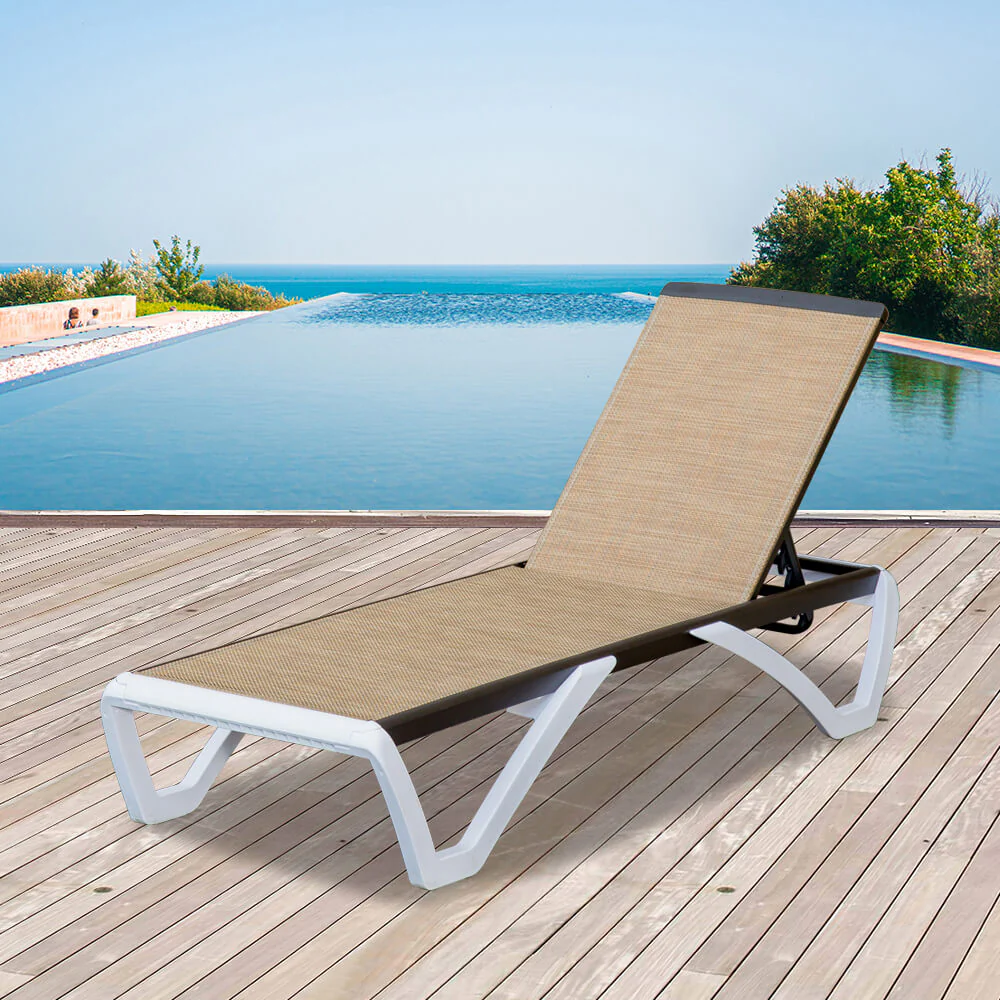 Armless Outdoor Chaise Lounge - Image 20