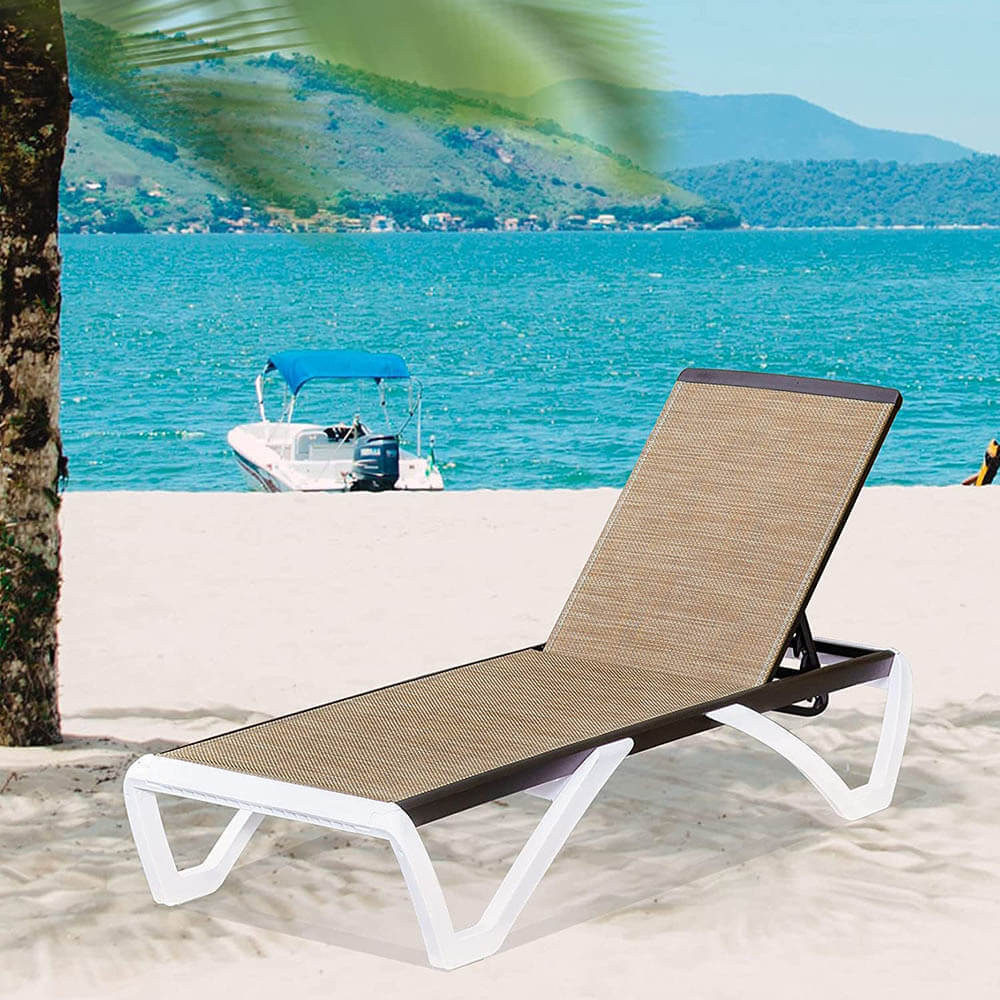 Armless Outdoor Chaise Lounge - Image 25