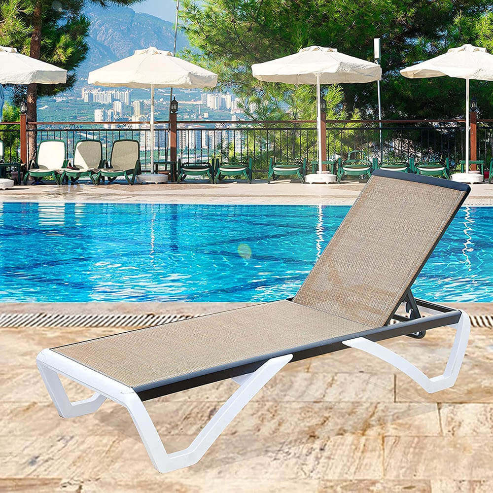 Armless Outdoor Chaise Lounge - Image 26