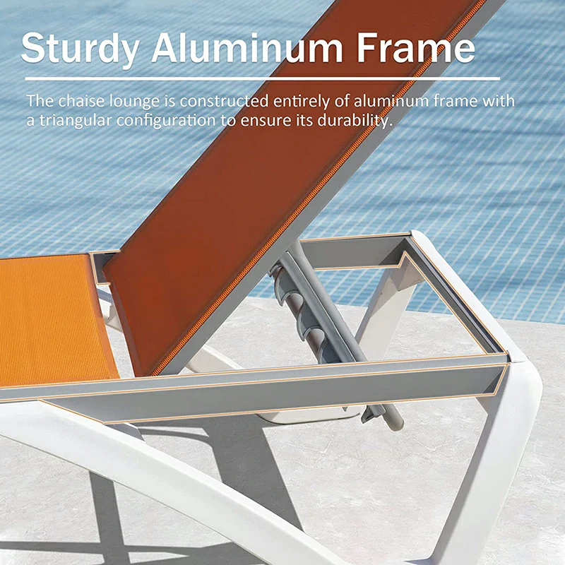 Armless Outdoor Chaise Lounge - Image 29