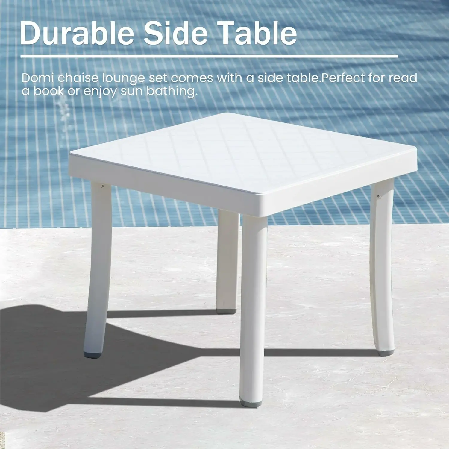 Armless Outdoor Chaise Lounge - Image 50