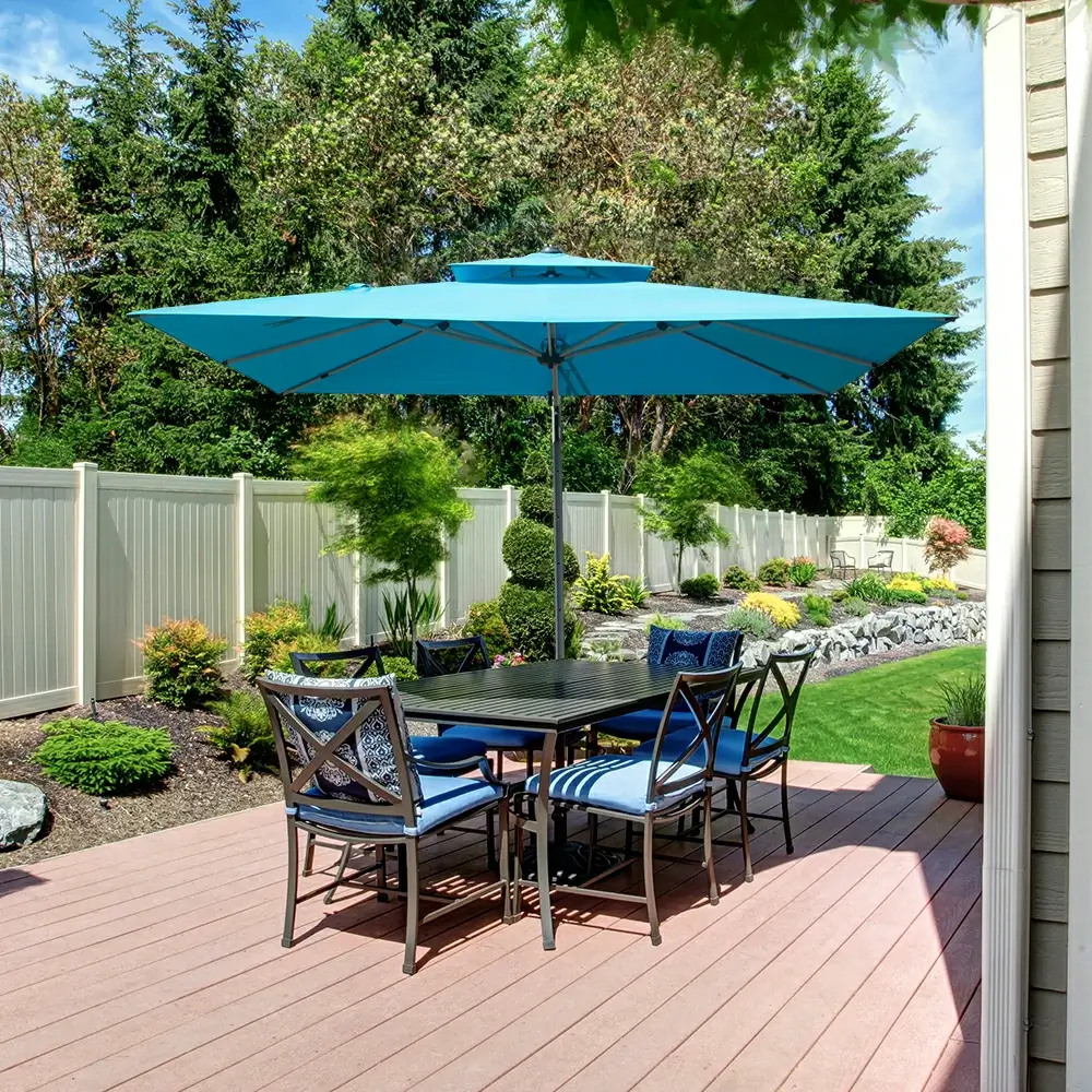 Cantilever Patio Umbrella - Double Top - Image 74