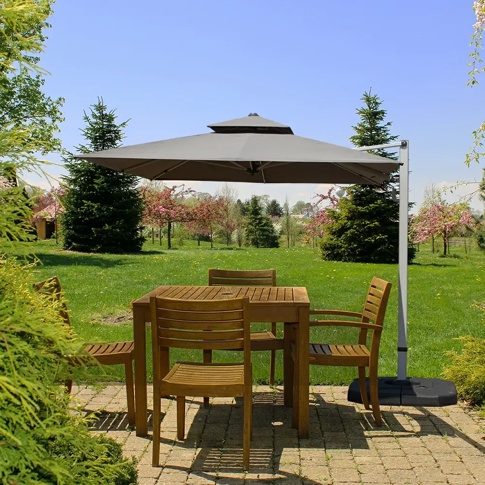 Cantilever Patio Umbrella - Double Top - Image 8