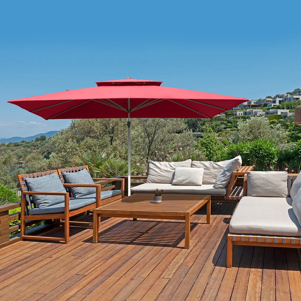 Cantilever Patio Umbrella - Rectangular - Image 11