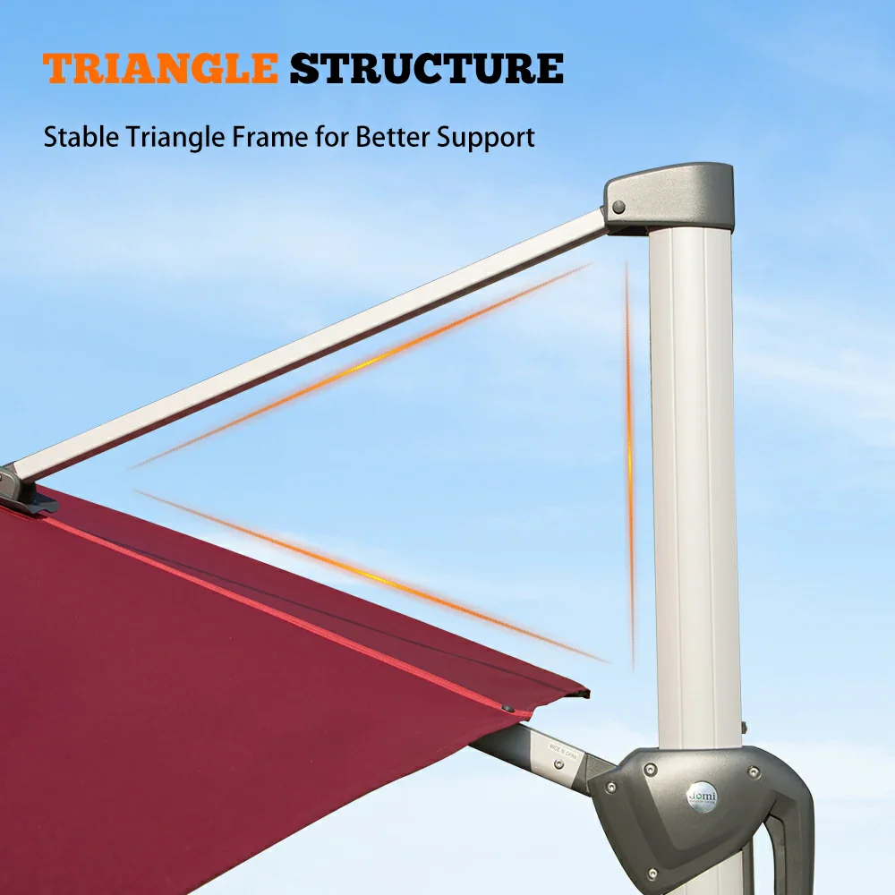 Cantilever Patio Umbrella - Rectangular - Image 18