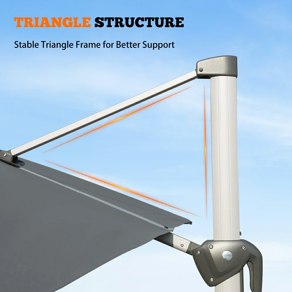 Cantilever Patio Umbrella - Rectangular - Image 27