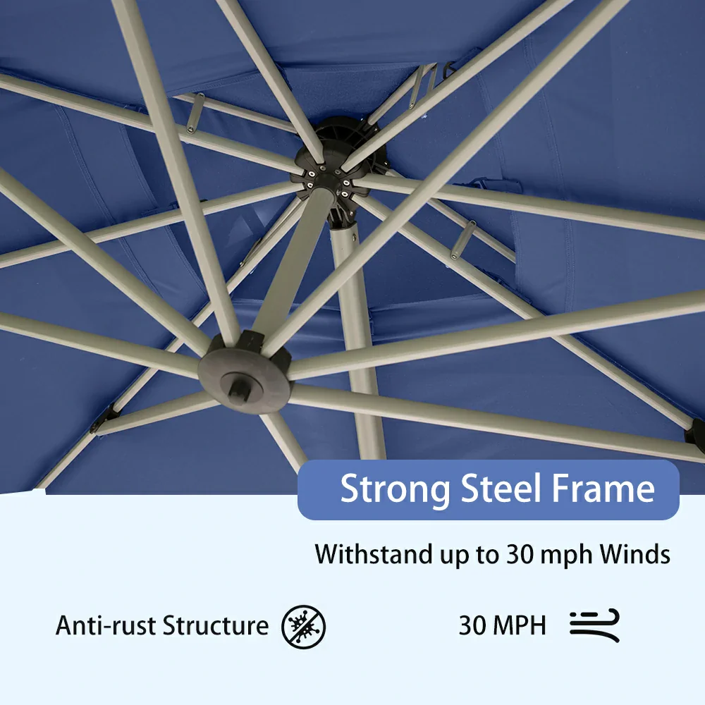Cantilever Patio Umbrella - Rectangular - Image 34