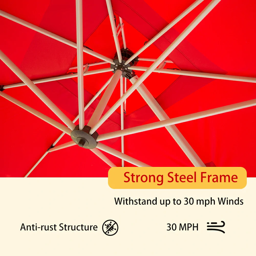 Cantilever Patio Umbrella - Rectangular - Image 44