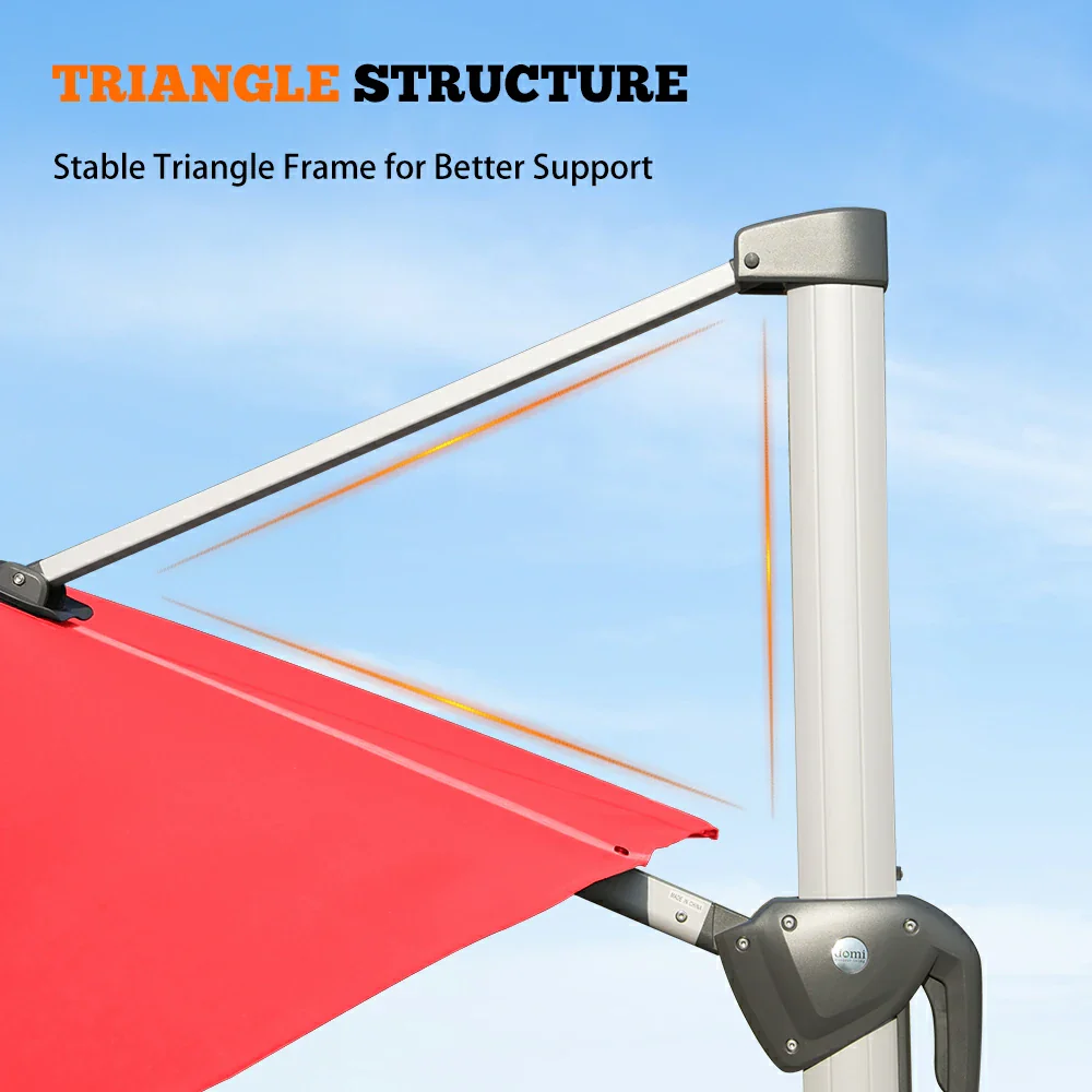 Cantilever Patio Umbrella - Rectangular - Image 45