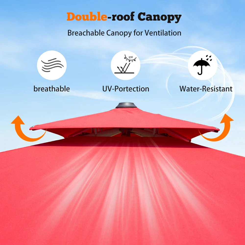 Cantilever Patio Umbrella - Rectangular - Image 47