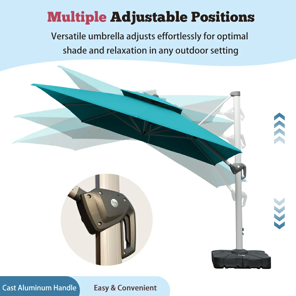 Cantilever Patio Umbrella - Rectangular - Image 52