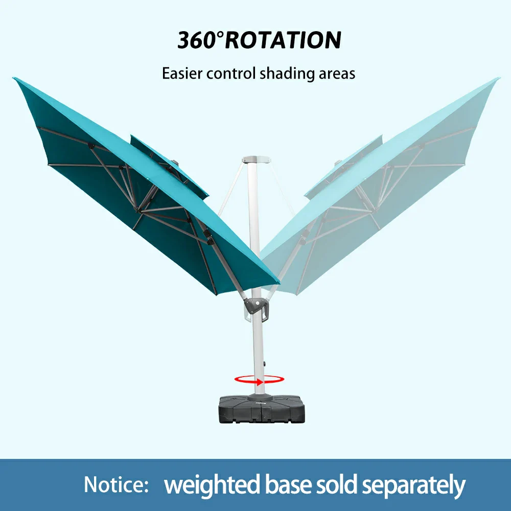 Cantilever Patio Umbrella - Rectangular - Image 53