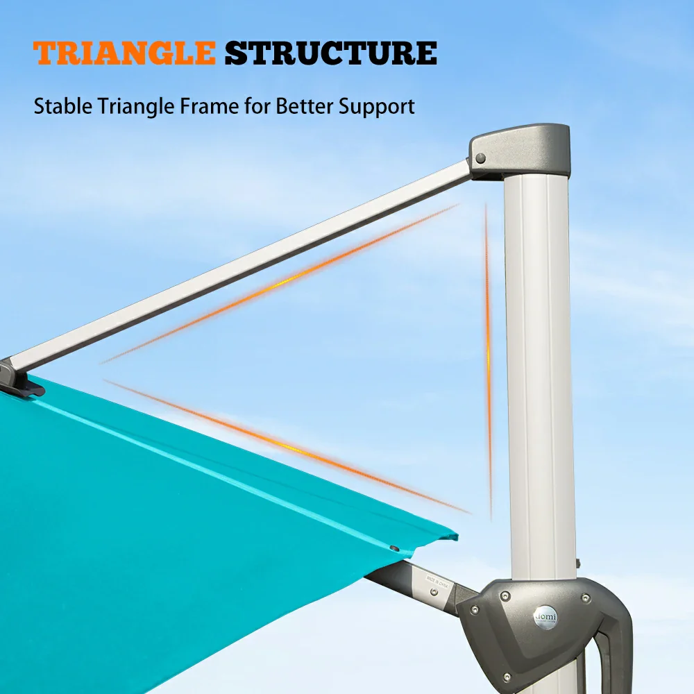 Cantilever Patio Umbrella - Rectangular - Image 56