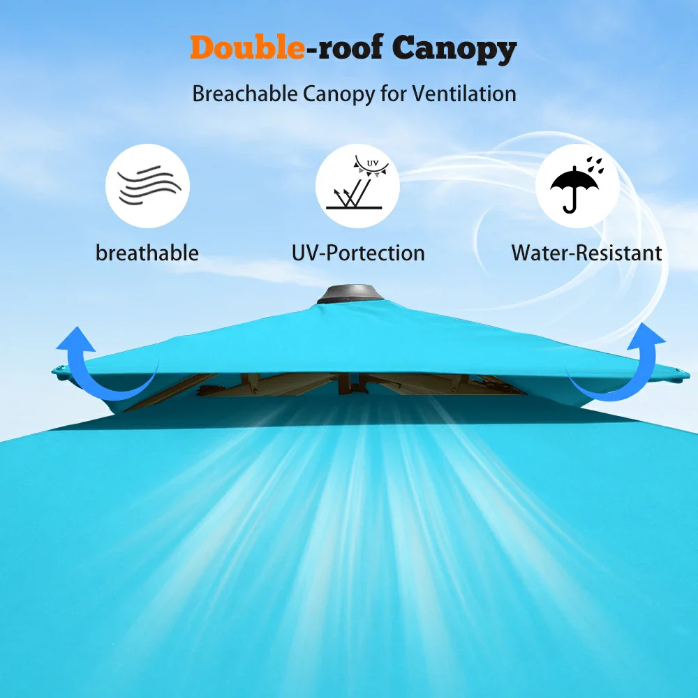 Cantilever Patio Umbrella - Rectangular - Image 57