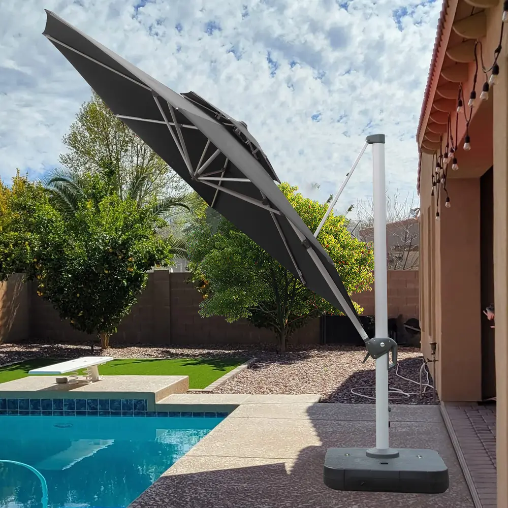 Cantilever Patio Umbrella - Round - Image 11