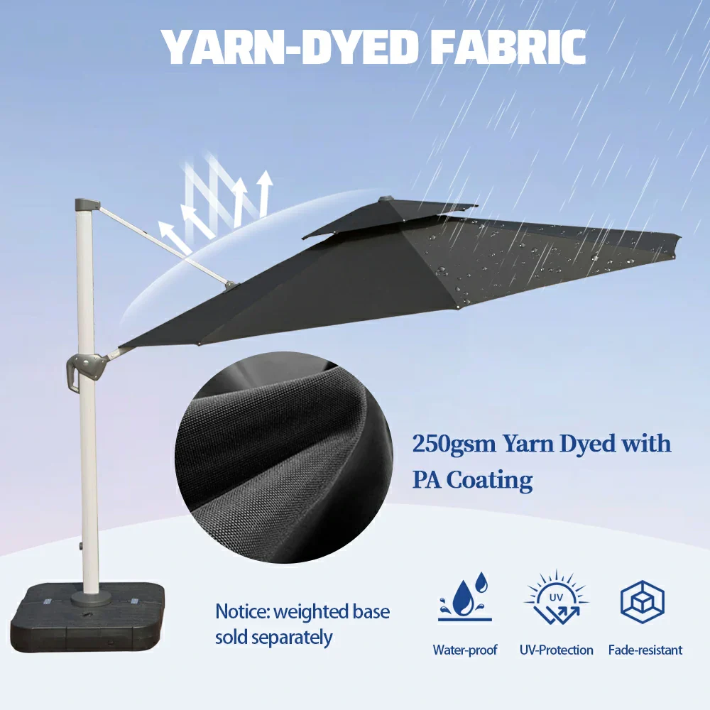 Cantilever Patio Umbrella - Round - Image 14