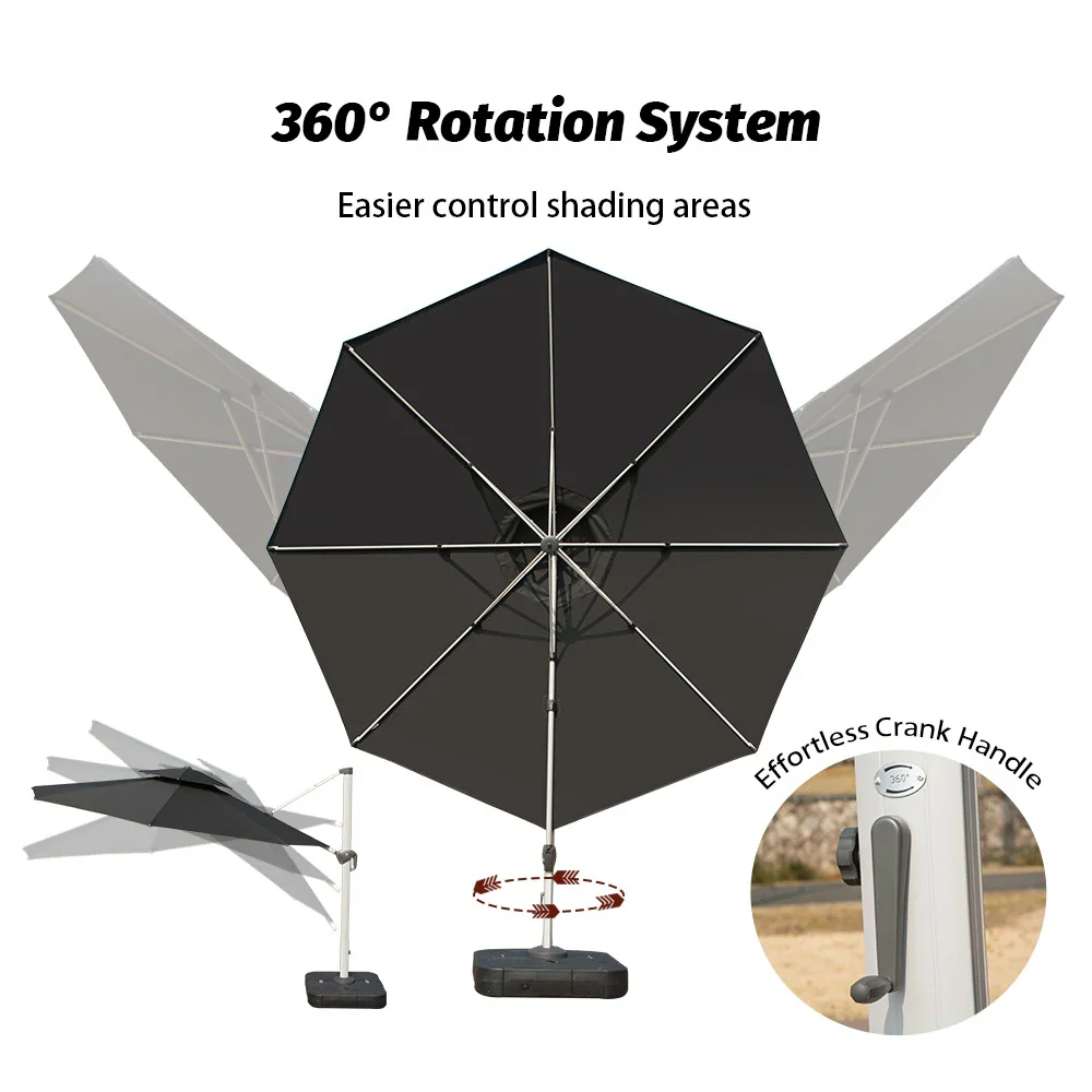 Cantilever Patio Umbrella - Round - Image 16