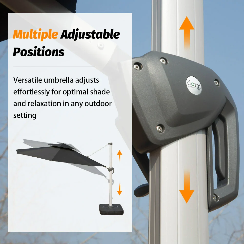 Cantilever Patio Umbrella - Round - Image 17