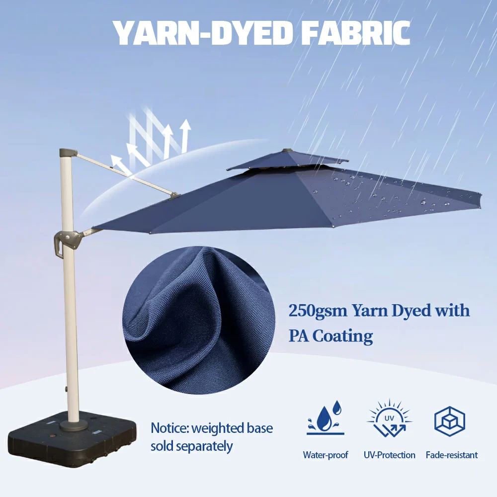 Cantilever Patio Umbrella - Round - Image 23