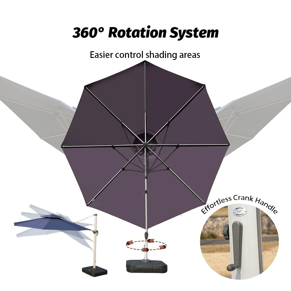 Cantilever Patio Umbrella - Round - Image 25