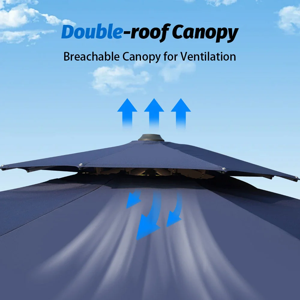 Cantilever Patio Umbrella - Round - Image 27
