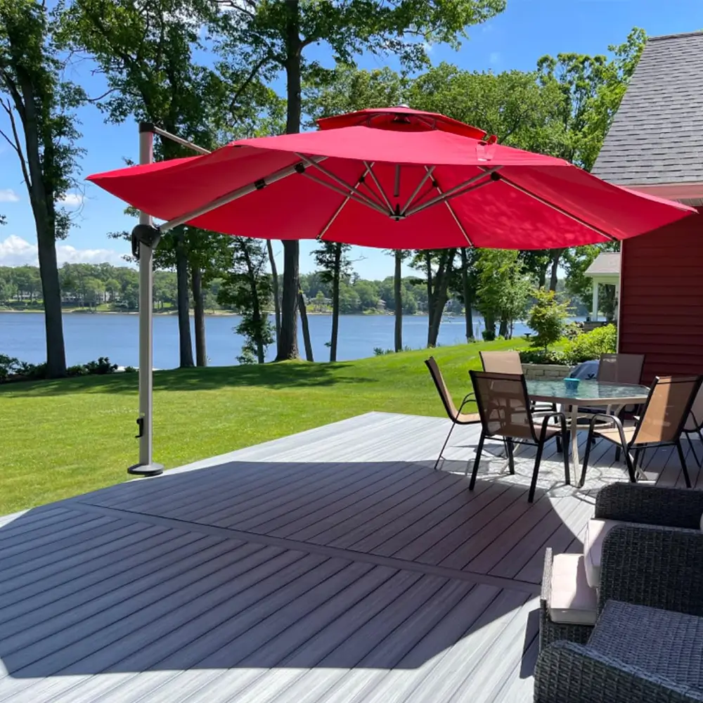 Cantilever Patio Umbrella - Round - Image 30