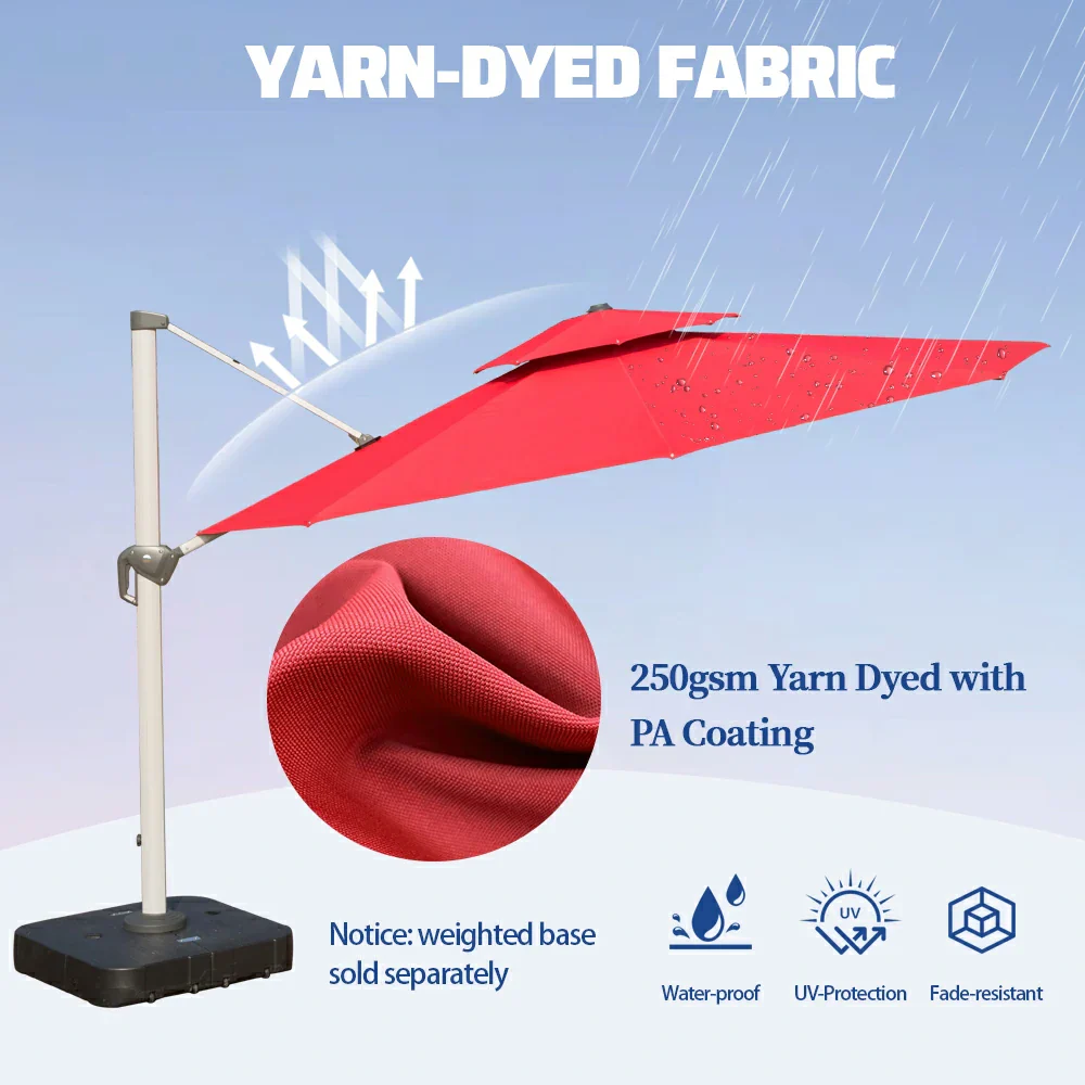 Cantilever Patio Umbrella - Round - Image 32