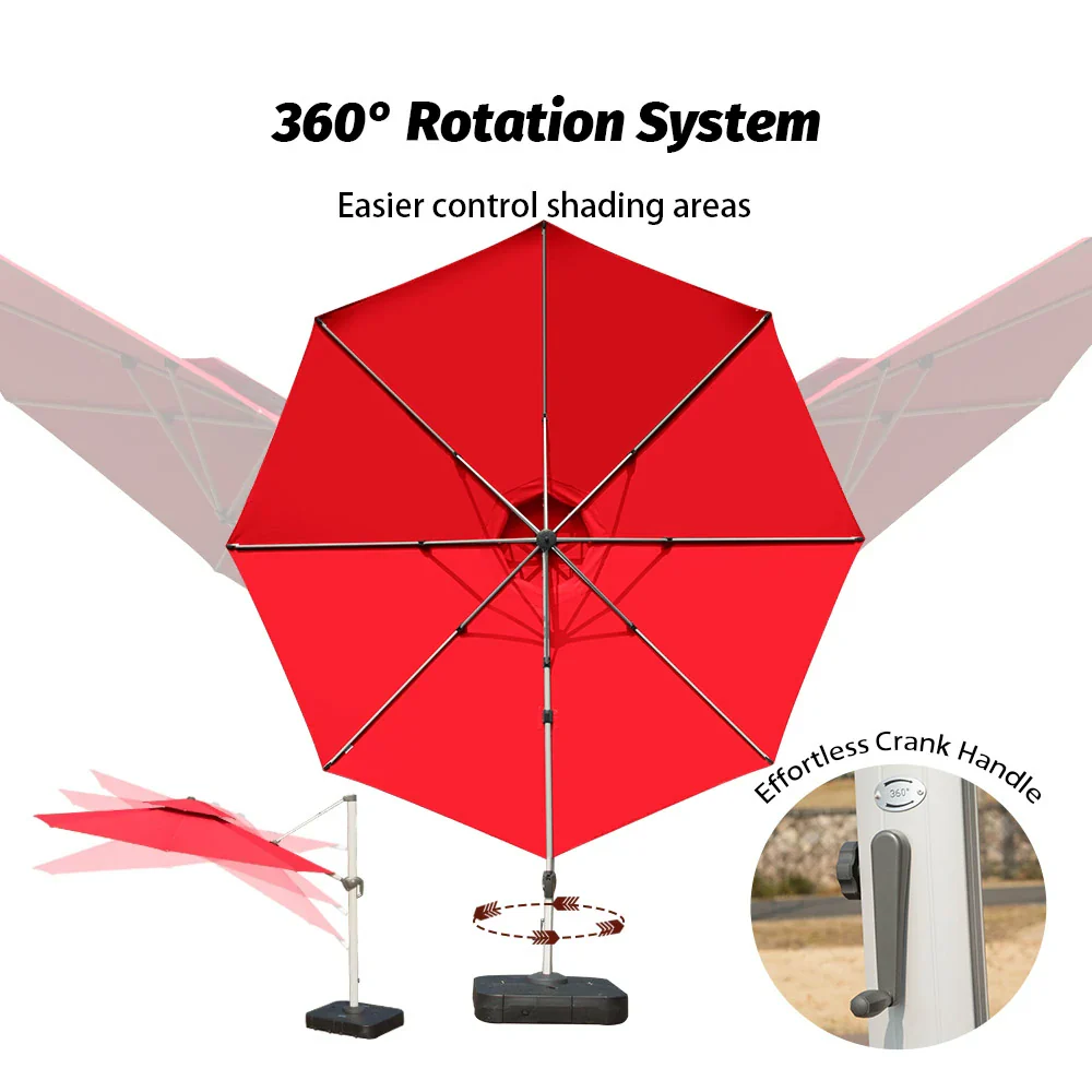 Cantilever Patio Umbrella - Round - Image 34